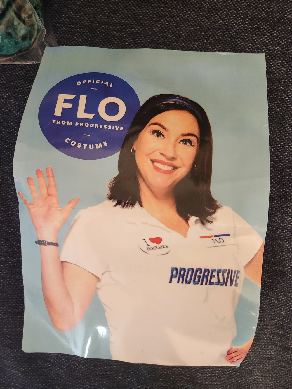 Official FLO Progressive Auto Insurance Girl Commercial Costume Adult